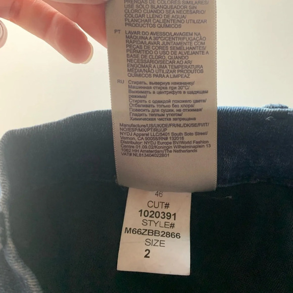 NYDJ Women’s Barbara Bootcut Blue Jeans Size 2 Lift Tuck Technology - Picture 10 of 11